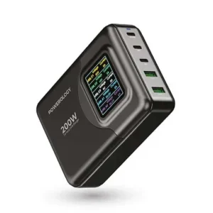آداپتور شارژ 200 وات رو میزی پاورولوژی مدل PW3PD2Q-BK