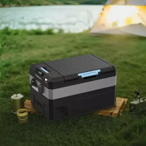 یخچال فریزر هوشمند شارژی قابل حمل 55 لیتری پاورولوژی مدل PPFA55LBK