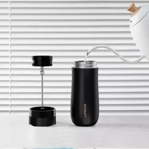 ماگ پرتابل فرنچپرس قهوه فرانسه و چای لپرسو مدل LPIMFPBK