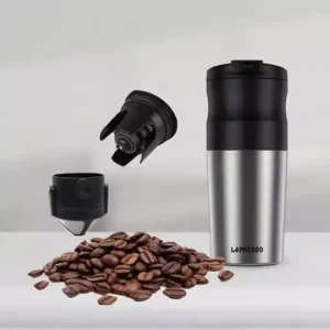 ماگ پرتابل و قهوه ساز و آسیاب لپرسو لپرسو مدل LPCMGSM