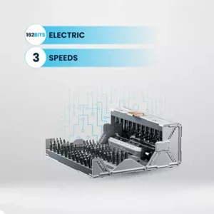 پیچ بازکن شارژی ۱۶۲ تیکه قدرت مند پاورولوژی مدل P180N1ESBK