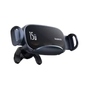 هولدر دریچه کولر و شارژر وایرلس 15 وات بیسوس مدل BS-CM029