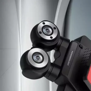 دشکم و دوربین 4k ثبت وقایع خودرو با دو دلنز پاورولوژی مدل p4kcam108