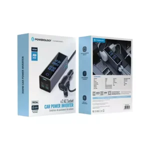 اینورتر خودرویی ۳۰۰ وات پاورولوژی مدل PWCUQC044