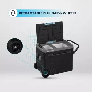 یخچال فریزر شارژی قابل حمل ۶۰ لیتری پاورولوژی مدل PPBCHA56