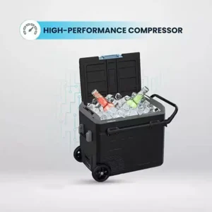 یخچال فریزر شارژی قابل حمل ۶۰ لیتری پاورولوژی مدل PPBCHA56