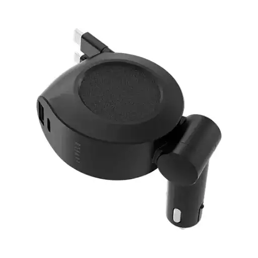 شارژر فندکی ۴ کاره لولو مدل lvl-orbis-41-bk