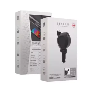 شارژر فندکی ۴ کاره لولو مدل lvl-orbis-41-bk