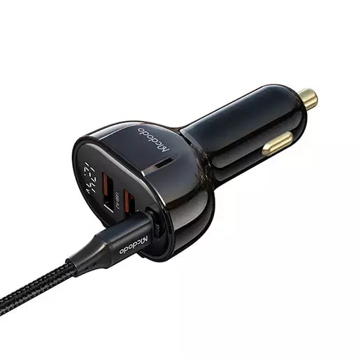 شارژر فندکی 3 پورت 128 وات مک دودو مدل CC-4450