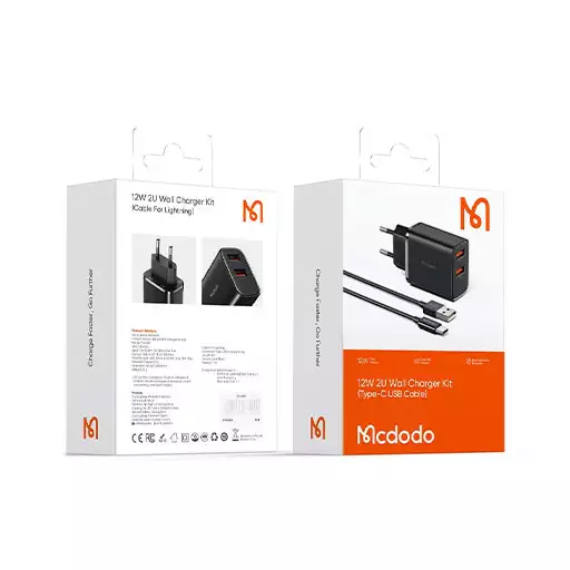 شارژر دیواری سوپر فست شارژ همراه با کابل مک دودو مدل CH-5080