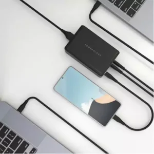 آداپتور شارژ مولتی پورت فست شارژ رومیزی پاورولوژی مدل PWCUQC001