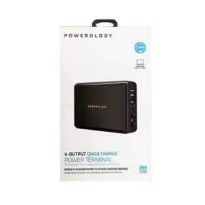 آداپتور شارژ مولتی پورت فست شارژ رومیزی پاورولوژی مدل PWCUQC001