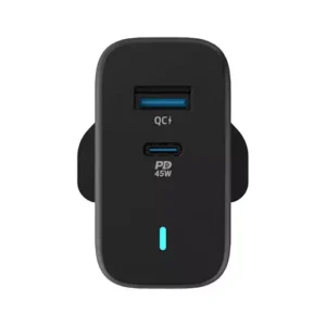 شارژر دیواری فست شارژ 63 وات پاورولوژی مدل PWCUQC004
