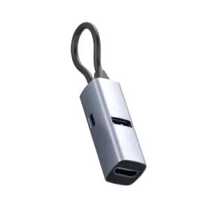 مینی هاب تایپ سی آلومینیوم پاورولوژی مدل PWJT424BK