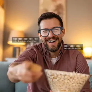 عینک هوشمند با دوربين و مترجم و هوش مصنوعي Paganspo پاورولوژی مدل PWAICMGY