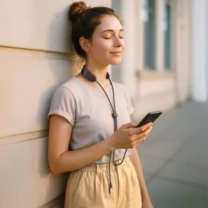 كابل شارژ دو سر تايپ سي و ماساژور گردن 3 در 1 مك دودو مدل CA-6580
