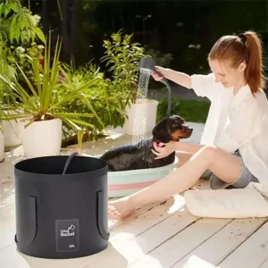 دوش کمپینگ گرین لاین با مخزن 20 لیتری و نمایشگر دیجیتال هوشمند مدل GNCASHWR8KBK