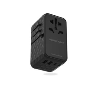 تبدیل برق و شارژر دیواری 100 وات پاورولوژی مدل P100WPDBK