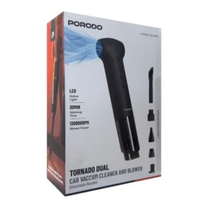جت فن و جارو شارژی خودرو پرودو مدل Tornado Dual PDQ26BK با موتور ۱۳۰ هزار دور